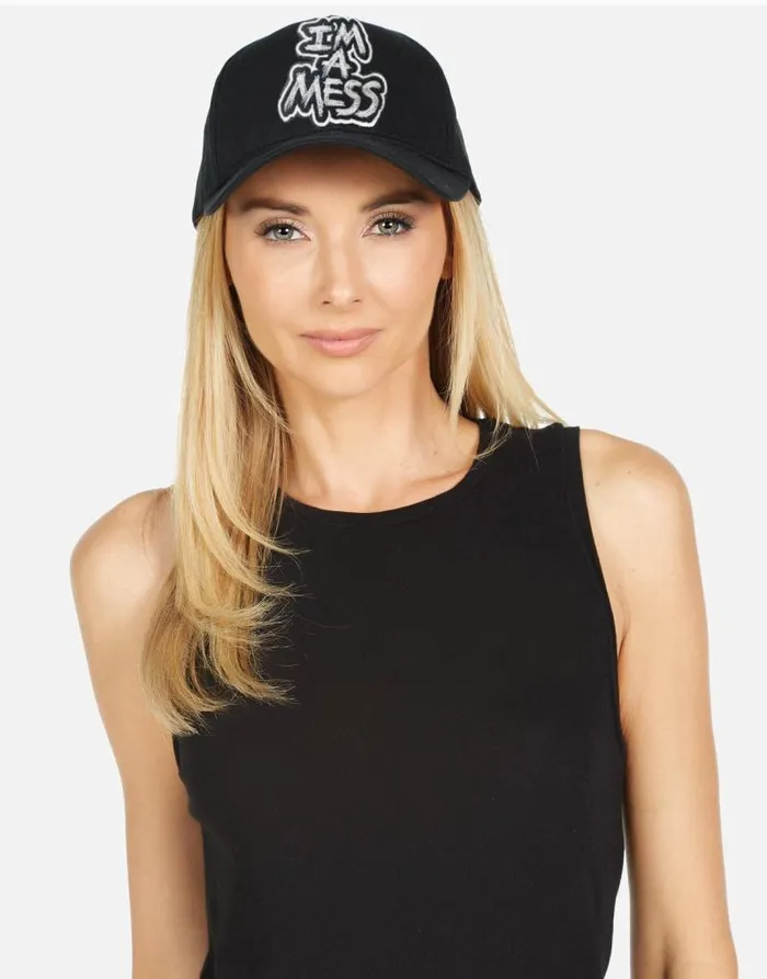 Bay I039m A Mess Black Women Lauren Moshi Hats