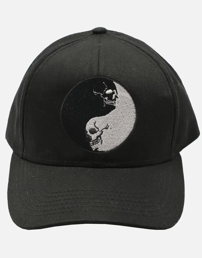 Bay Yin Yang Skull Black Women Lauren Moshi Hats