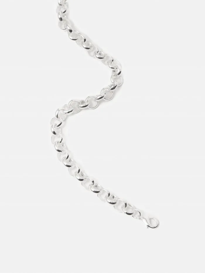 Belcher Chain Necklace Silver Women Jigsaw Jewellery