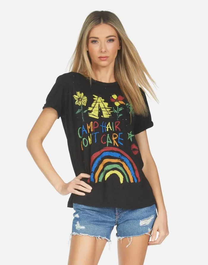 Bess Camp Hair Don039t Care Black Women Lauren Moshi Short Sleeve