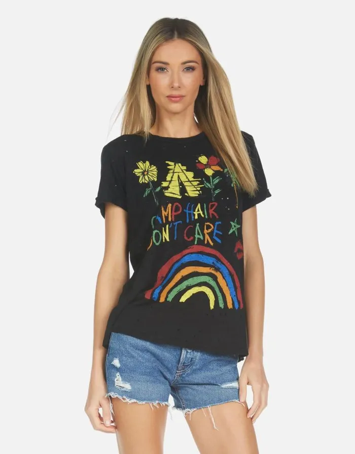 Bess Camp Hair Don039t Care Black Women Lauren Moshi Short Sleeve