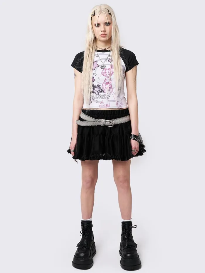 Blake Chiffon Tutu Mini Skirt Women Minga London Bottoms Blake Chiffon Tutu Mini Skirt Women Minga London Bottoms
