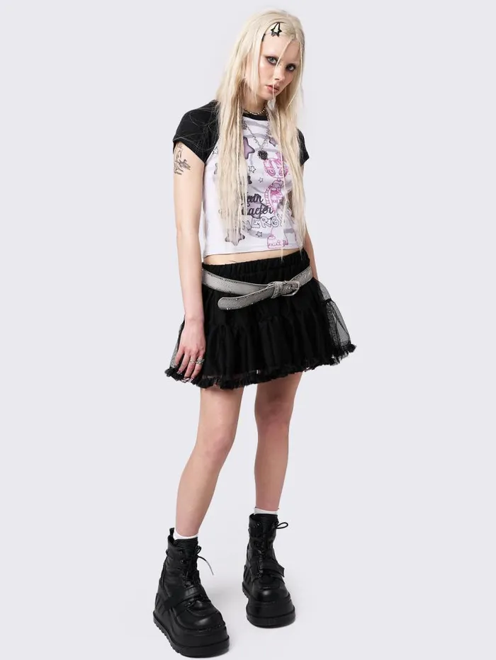 Blake Chiffon Tutu Mini Skirt Women Minga London Bottoms Blake Chiffon Tutu Mini Skirt Women Minga London Bottoms