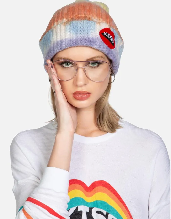 Blix Kiss Lip Black Women Lauren Moshi Sweaters and Knits