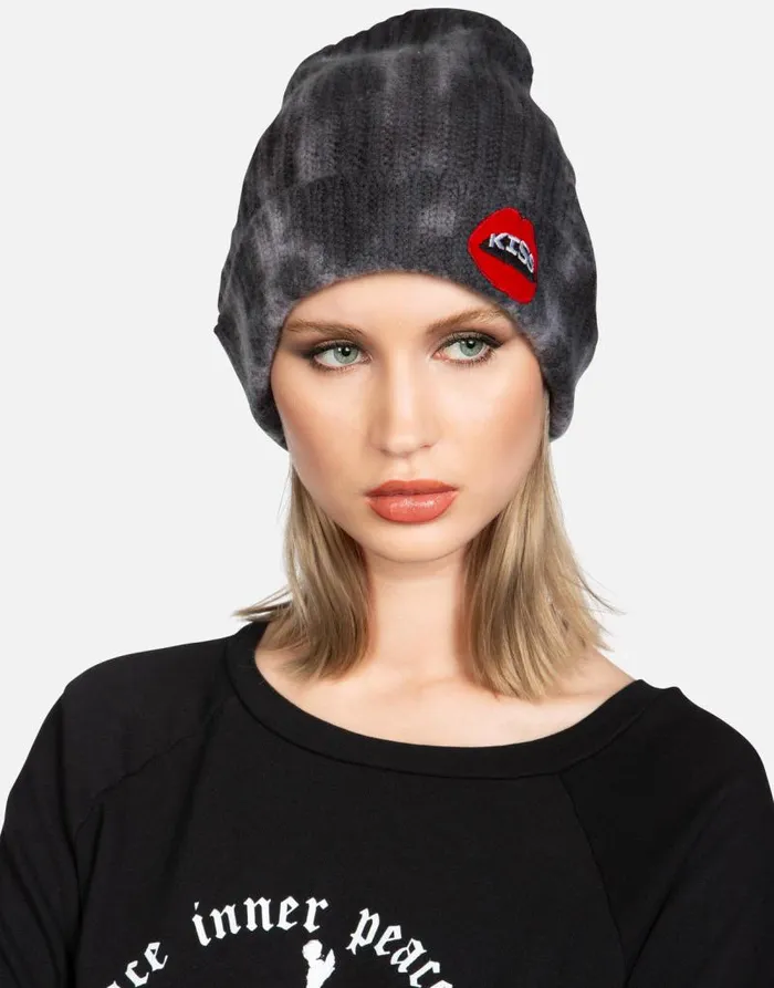 Blix Kiss Lip Black Women Lauren Moshi Sweaters and Knits