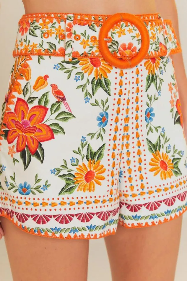 Bloom Garden EuroflaxPremium Linen Shorts Women FARM Rio Shorts