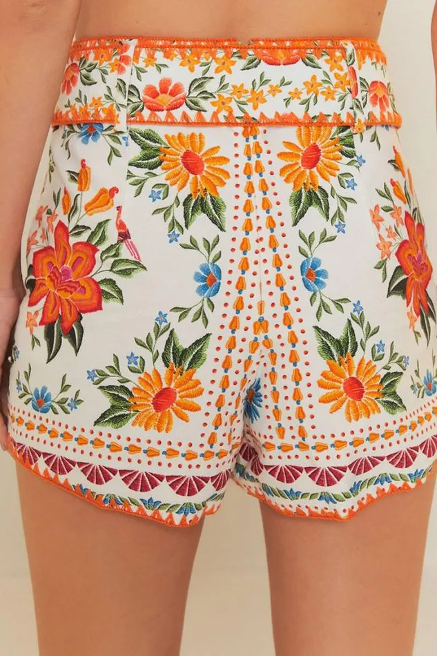 Bloom Garden EuroflaxPremium Linen Shorts Women FARM Rio Shorts
