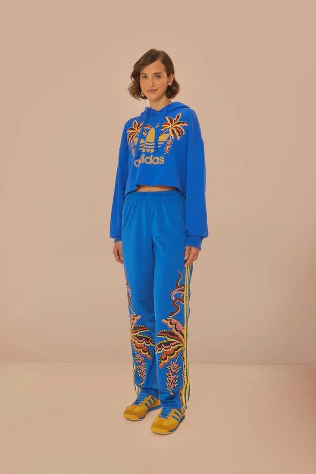 Blue Adidas Farm Rio Sweatshirt Women FARM Rio Sweaters and Sweatshirts