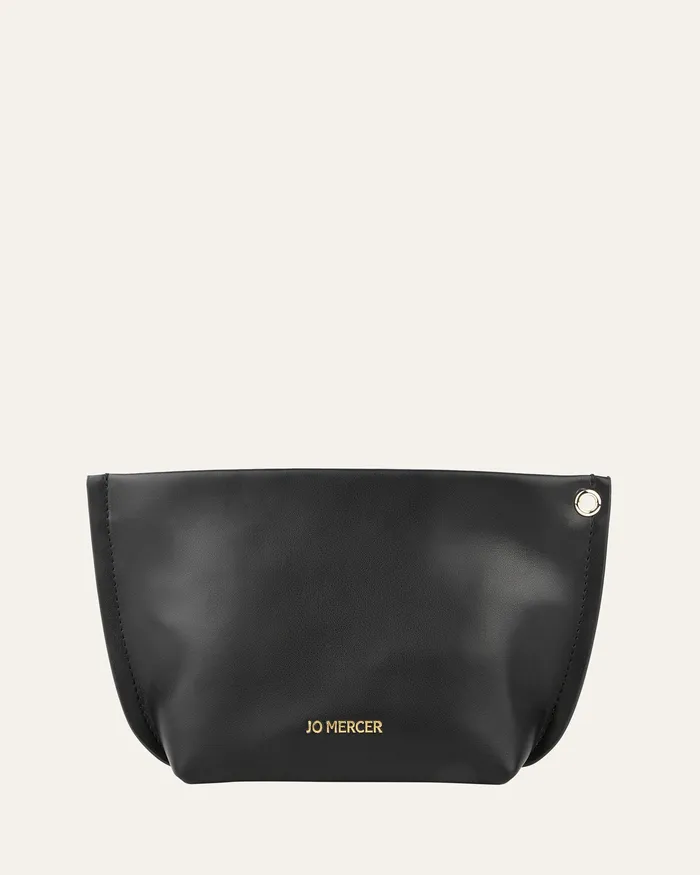 Bonito pouch bag black leather CLUTCHES jomercer Women