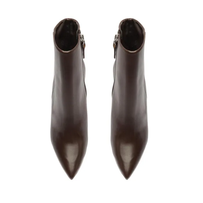 Boots Mikki Leather Bootie Dark Chocolate Schutz Shoes Mikki Boots Boots Mikki Leather Bootie Dark Chocolate Schutz Shoes Mikki Boots