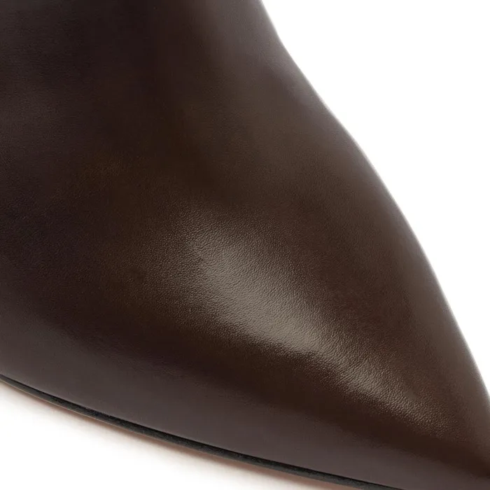 Boots Mikki Leather Bootie Dark Chocolate Schutz Shoes Mikki Boots Boots Mikki Leather Bootie Dark Chocolate Schutz Shoes Mikki Boots