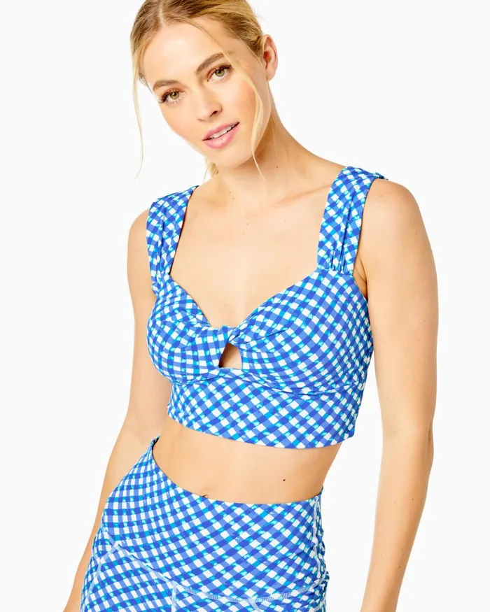 Bottoms WomenHome and Gifts Lilly Pulitzer UPF 50 Luxletic 8034 South Beach High Rise Bike Short Boca Blue Double Checking Bottoms WomenHome and Gifts Lilly Pulitzer UPF 50 Luxletic 8034 South Beach High Rise Bike Short Boca Blue Double Checking