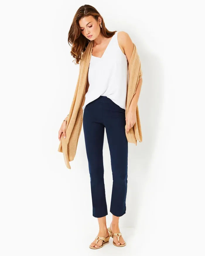 Bottoms Women Lilly Pulitzer 27034 Merrin HighRise BiStretch Pant Navy Bottoms Women Lilly Pulitzer 27034 Merrin HighRise BiStretch Pant Navy