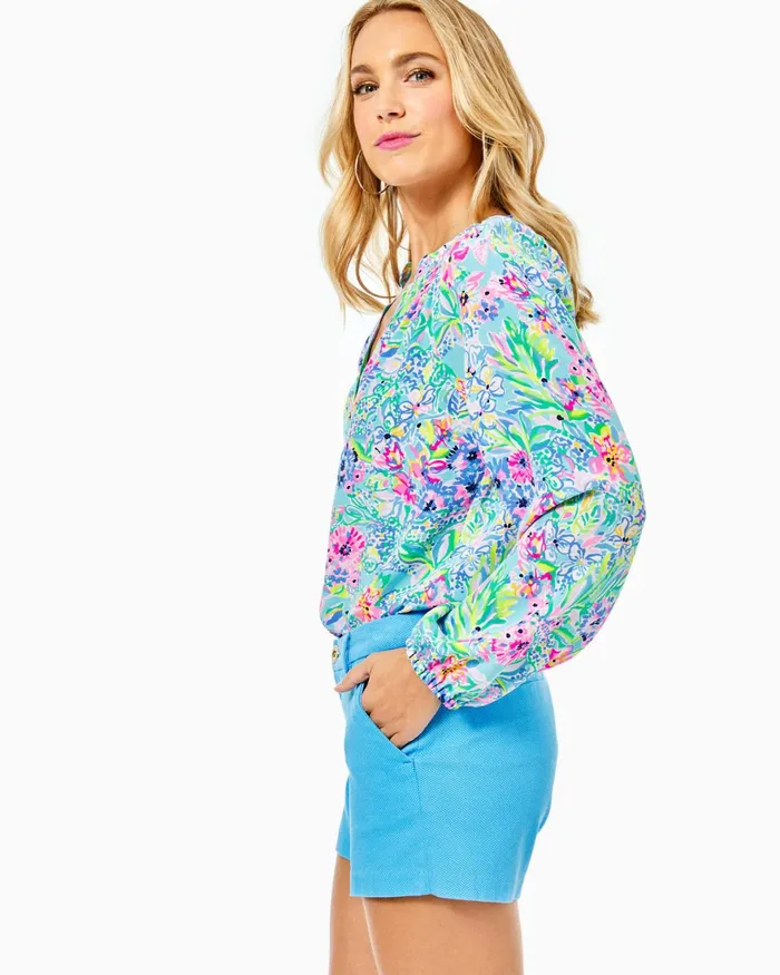 Bottoms Women Lilly Pulitzer 5034 Callahan Stretch Short Zanzibar Blue Bottoms Women Lilly Pulitzer 5034 Callahan Stretch Short Zanzibar Blue
