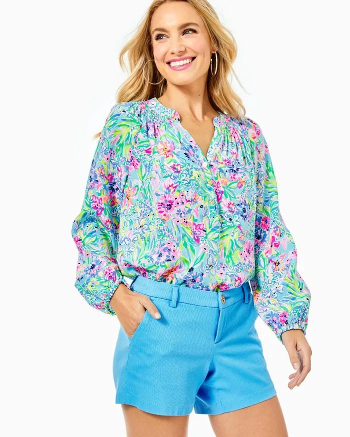 Bottoms Women Lilly Pulitzer 5034 Callahan Stretch Short Zanzibar Blue Bottoms Women Lilly Pulitzer 5034 Callahan Stretch Short Zanzibar Blue