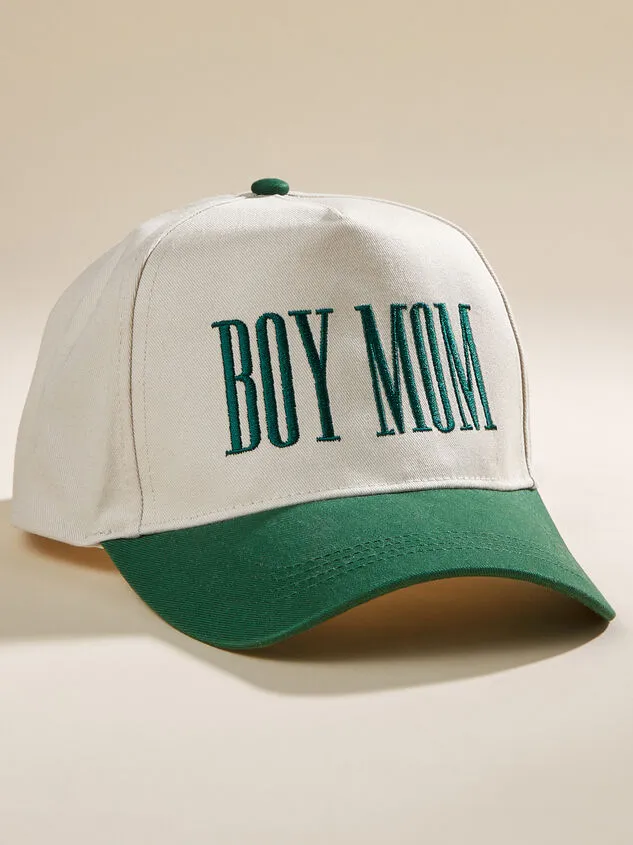 Boy Mom Embroidered Trucker Hat Green Women Altar039d State Mama