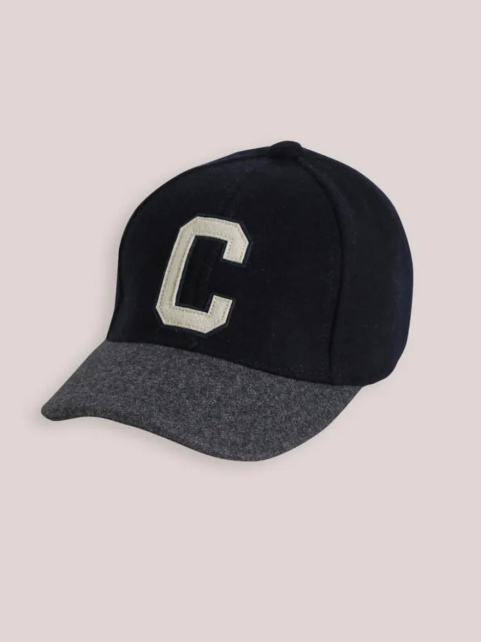Boys Accessories Cyrillus Child039s TwoColor Cap Marine