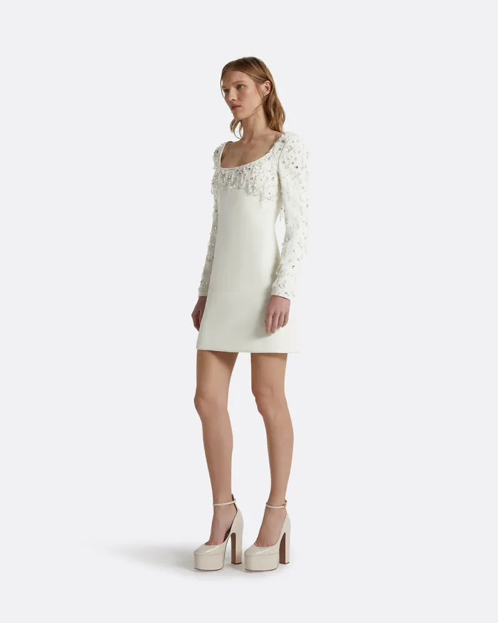 Bridal Women Susa Ivory Short Dress Ivory Safiyaa