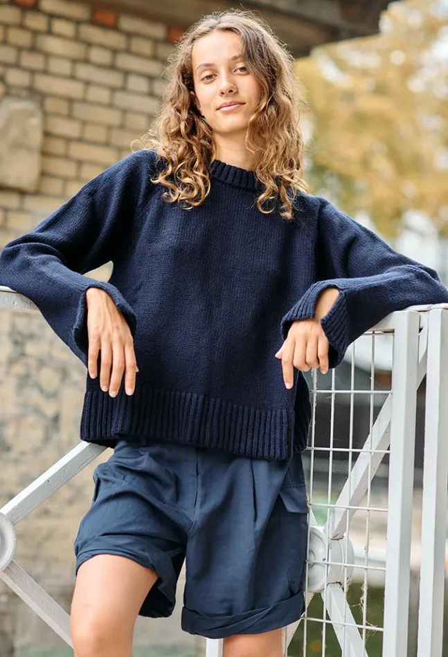 Brolio Pullover Navy Women Ciao Lucia Pullovers