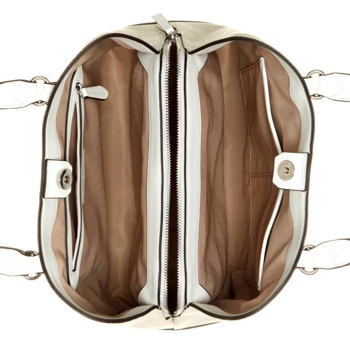Brooklyn Jet Set Carryall Cream Logo Women Nine West Satchels and Shoulder Bags Brooklyn Jet Set Carryall Cream Logo Women Nine West Satchels and Shoulder Bags