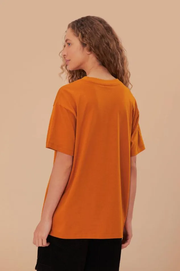 Brown Farm Rio Toucan Organic Cotton Relaxed TShirt Women FARM Rio Tshirts
