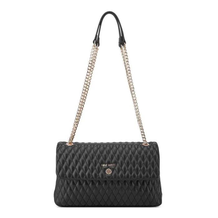 Caelia Convertible Shoulder Bag Black Women Nine West Satchels and Shoulder Bags