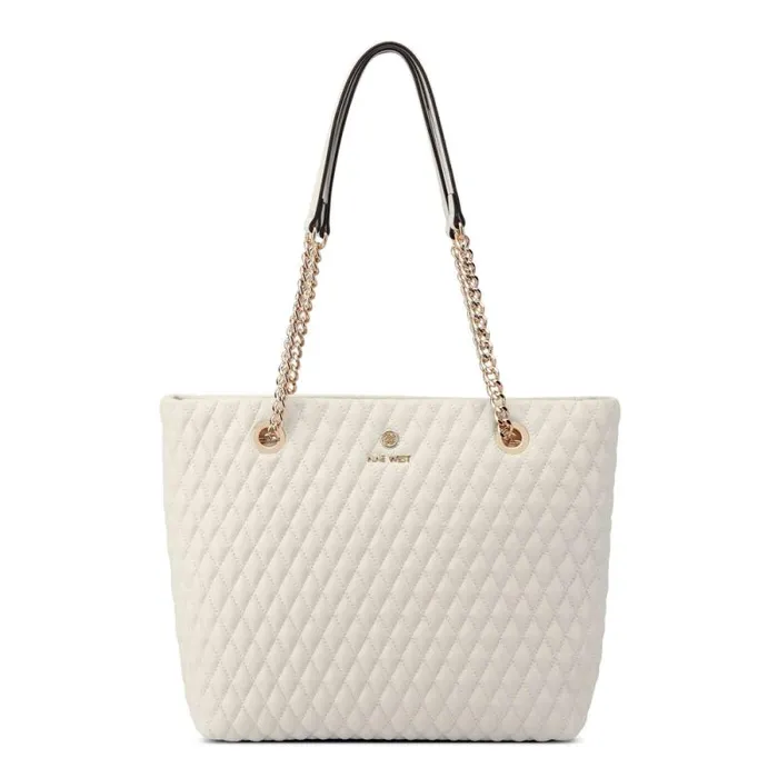 Caelia Tote Chic Cream Women Nine West Totes and Backpacks