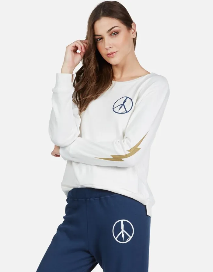 Calista Peace Lightning Milk Women Lauren Moshi Long Sleeve