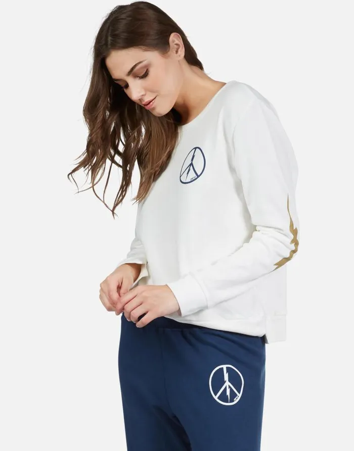 Calista Peace Lightning Milk Women Lauren Moshi Long Sleeve