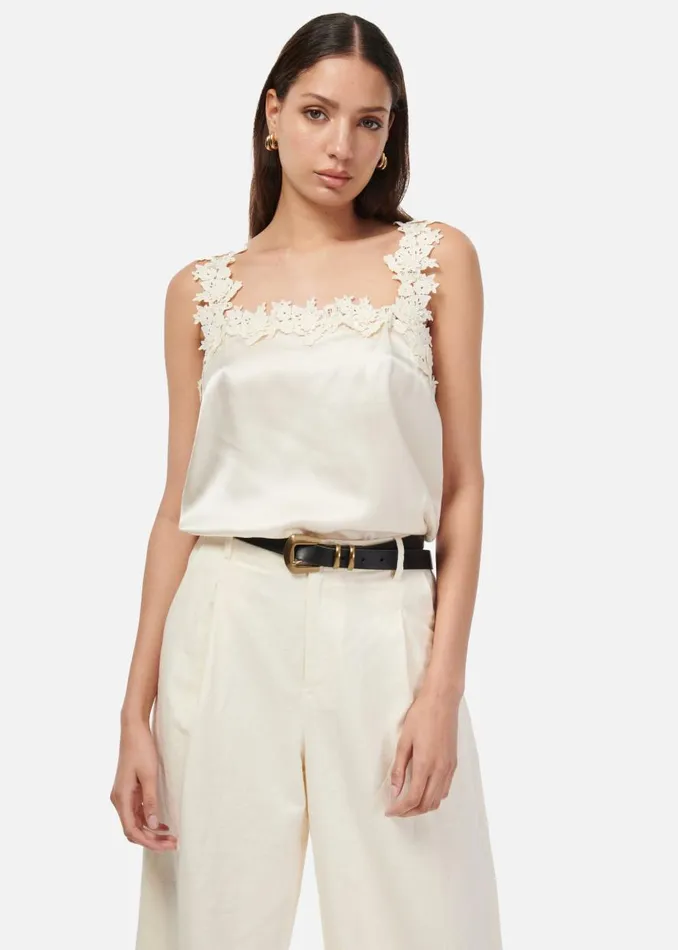 CAMI NYC Camisoles Women Bellamy Camisole Ceramic