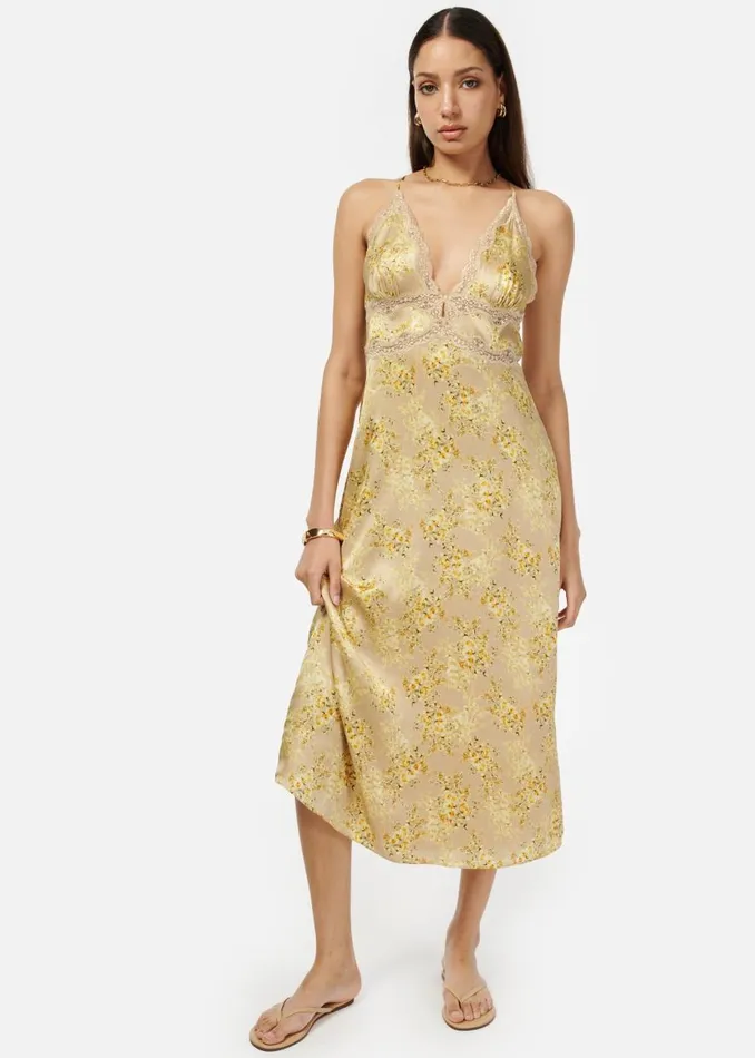 CAMI NYC Dresses Women Roya Dress Yellow Primavera