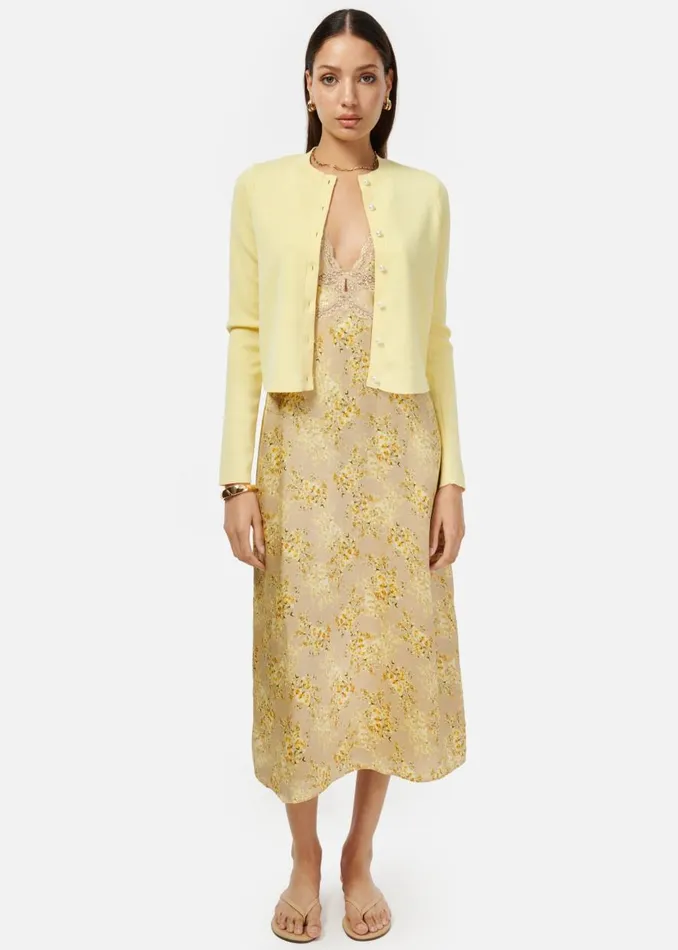CAMI NYC Dresses Women Roya Dress Yellow Primavera