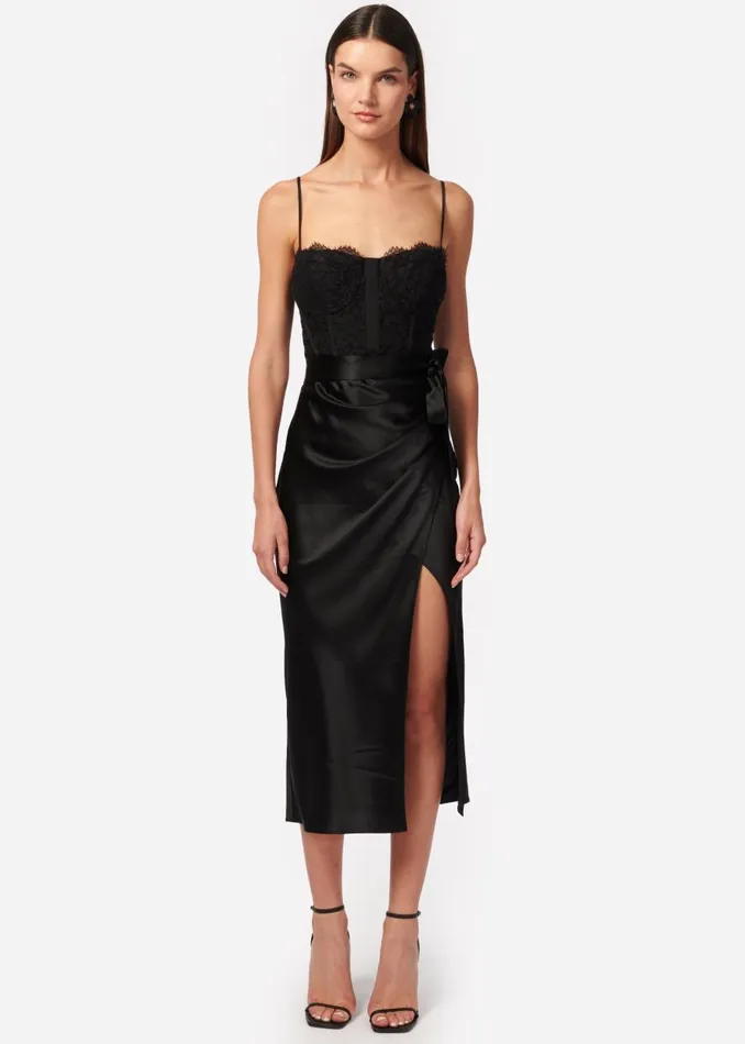 CAMI NYC Dresses Women Tricia Corset Dress Black