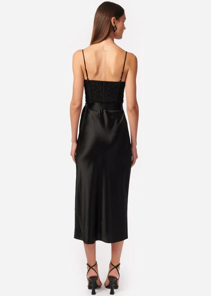 CAMI NYC Dresses Women Tricia Corset Dress Black
