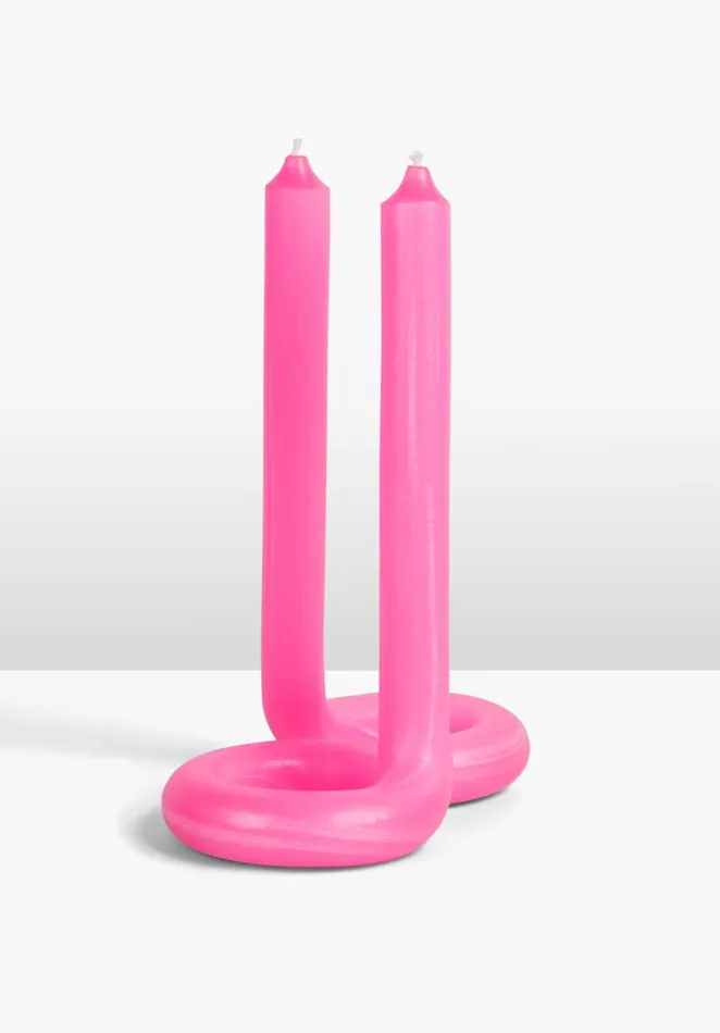 Candles Women Hush Lex Pott Twist Candle Pink