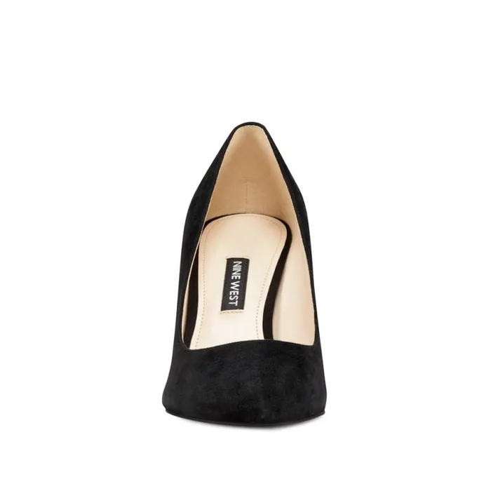 Cara Dress Pumps Black Suede Women Nine West Heels Cara Dress Pumps Black Suede Women Nine West Heels