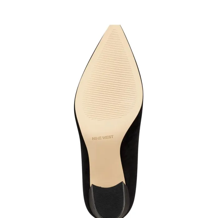Cara Dress Pumps Black Suede Women Nine West Heels Cara Dress Pumps Black Suede Women Nine West Heels