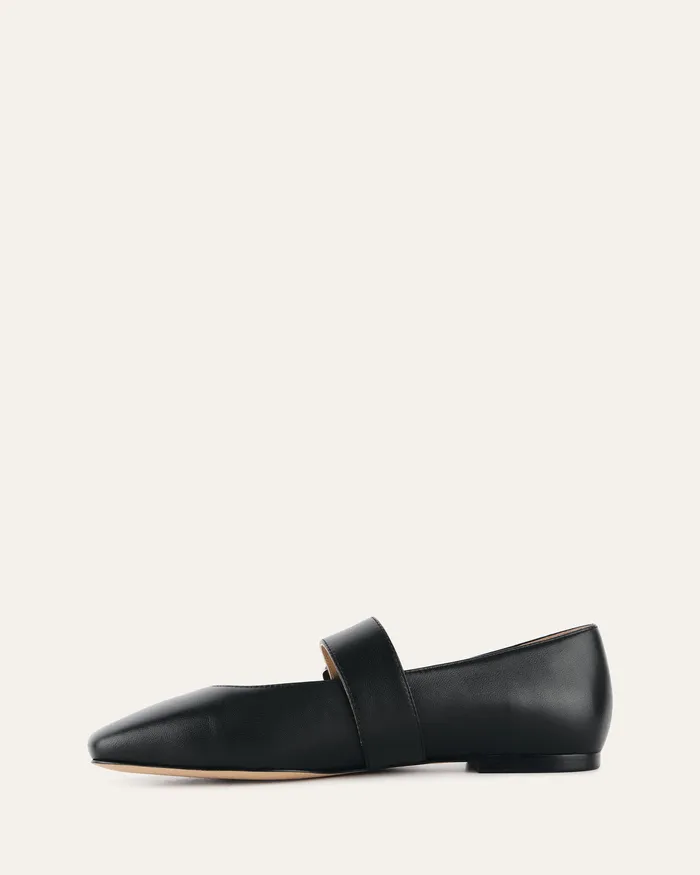CASUAL Women Sarah casual flats black leather jomercer CASUAL Women Sarah casual flats black leather jomercer