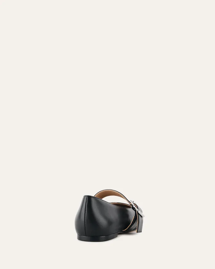 CASUAL Women Sarah casual flats black leather jomercer CASUAL Women Sarah casual flats black leather jomercer