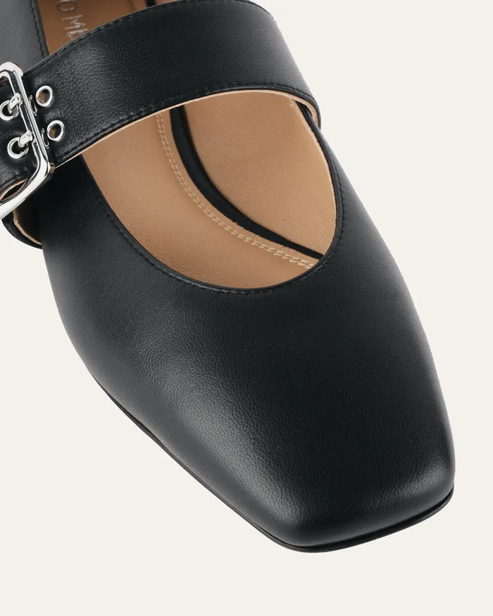 CASUAL Women Sarah casual flats black leather jomercer CASUAL Women Sarah casual flats black leather jomercer