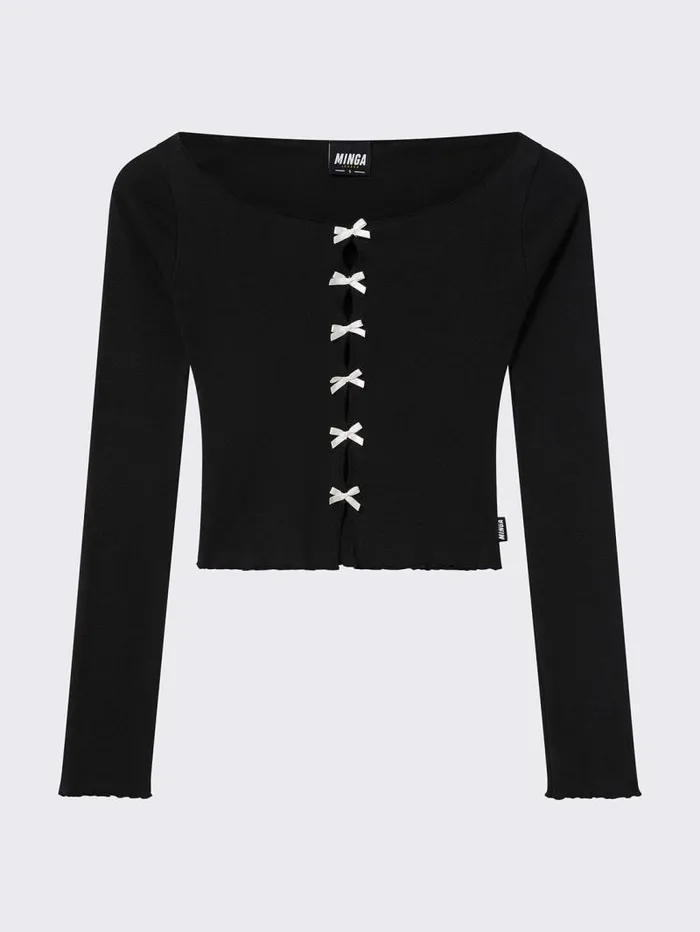 Cece Bows Cut Out Top Women Minga London Tops and TShirts