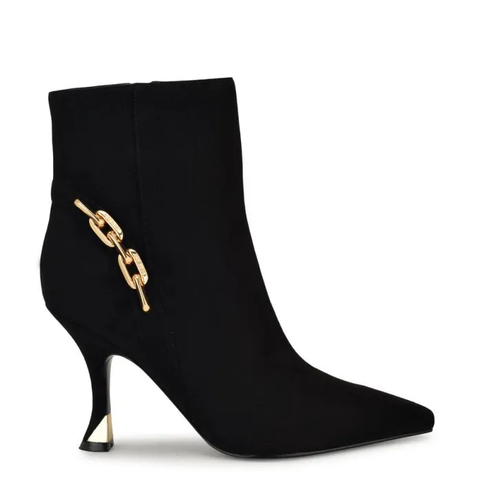 Chaine Pointy Toe Dress Booties Black Women Nine West Boots and Booties