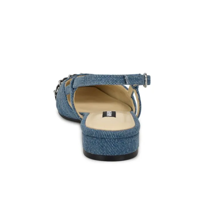 Charme Slingback Dress Flats Denimblack Women Nine West Heels Charme Slingback Dress Flats Denimblack Women Nine West Heels