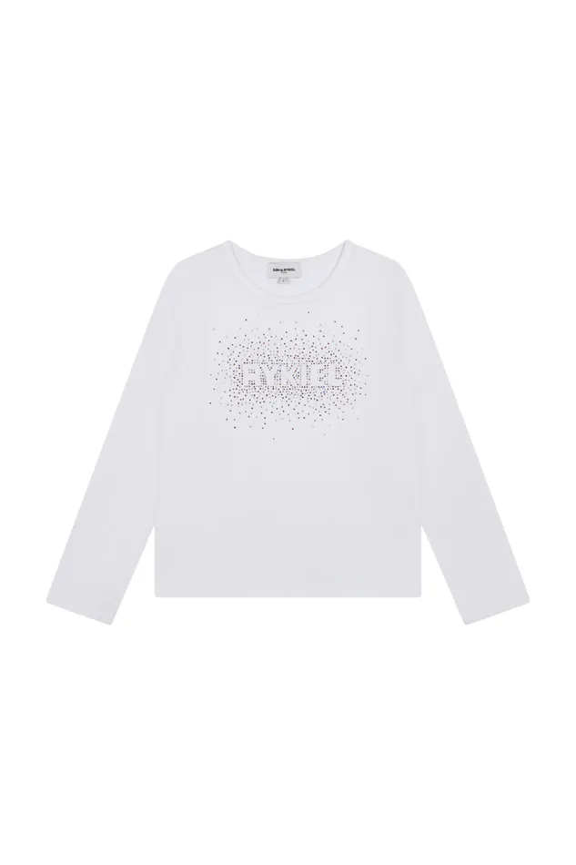 Children Long Sleeve Tshirt Off White White Sonia Rykiel Children