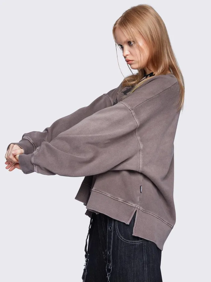 Chronic Eye Roll Sweatshirt Women Minga London Sweatshirts and Hoodies