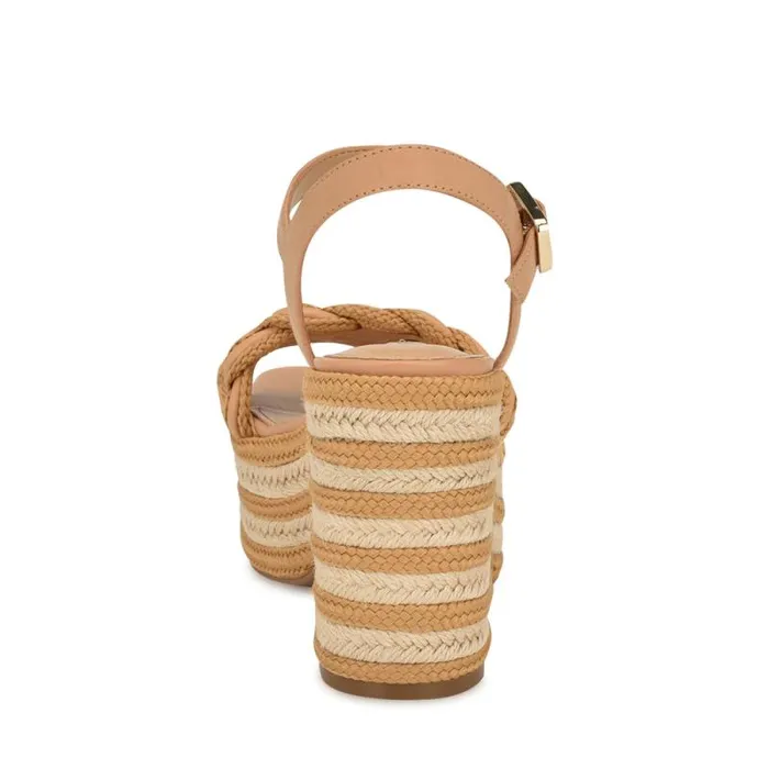 Cinka Woven Platform Sandals Light Natural Women Nine West Sandals Cinka Woven Platform Sandals Light Natural Women Nine West Sandals