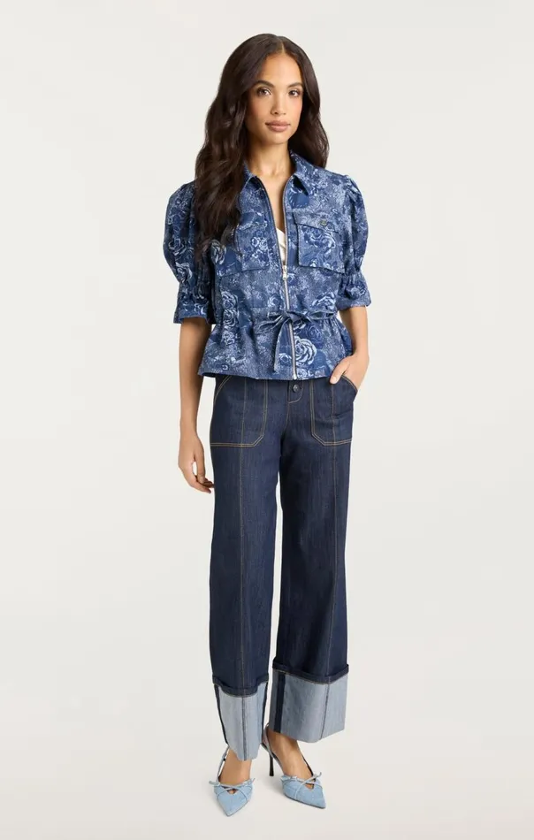 Cinq Sept Adie Jacket Indigomulti Women Jackets