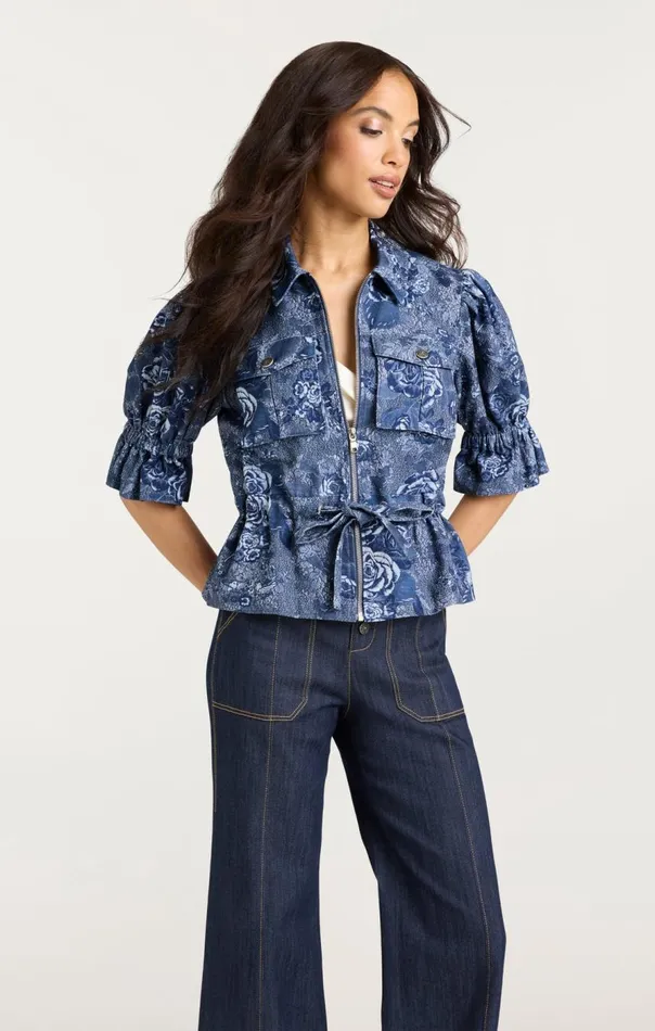 Cinq Sept Adie Jacket Indigomulti Women Jackets