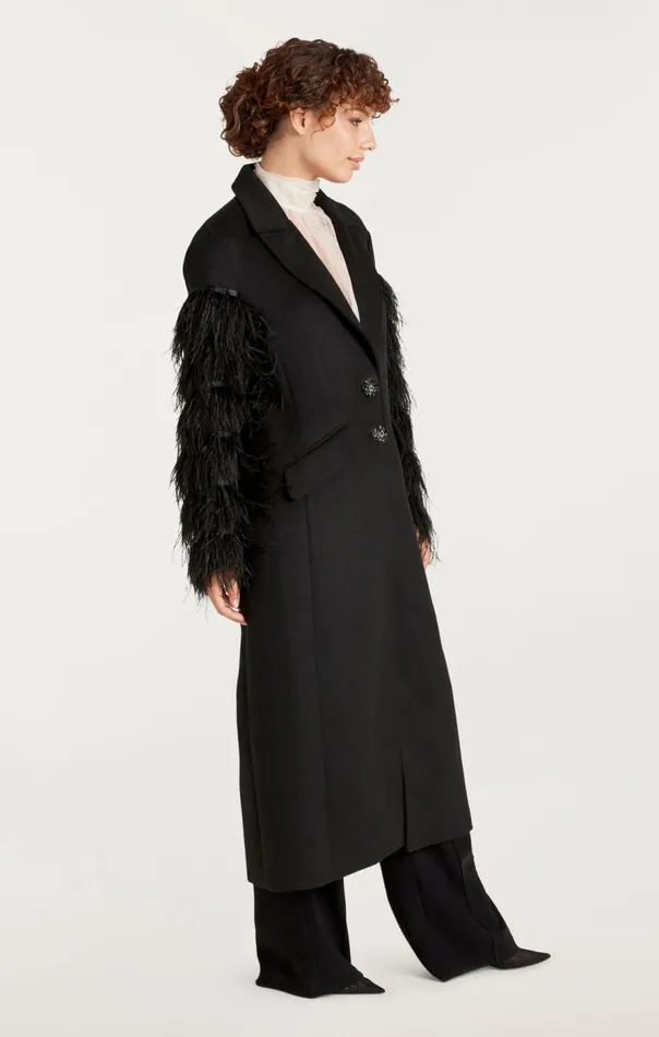 Cinq Sept Ali Coat Black Women Outerwear