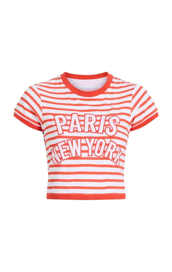 Cinq Sept Becka Tee Whitecherrytomato Women Tees